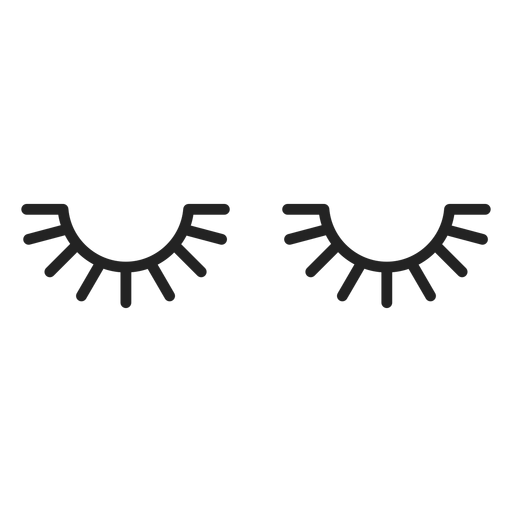 Sleepy emoticon closed eyes png svg design for t