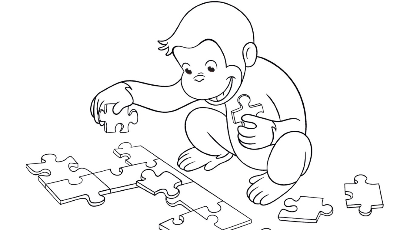 Puzzles coloring page kids coloring pages kids for parents