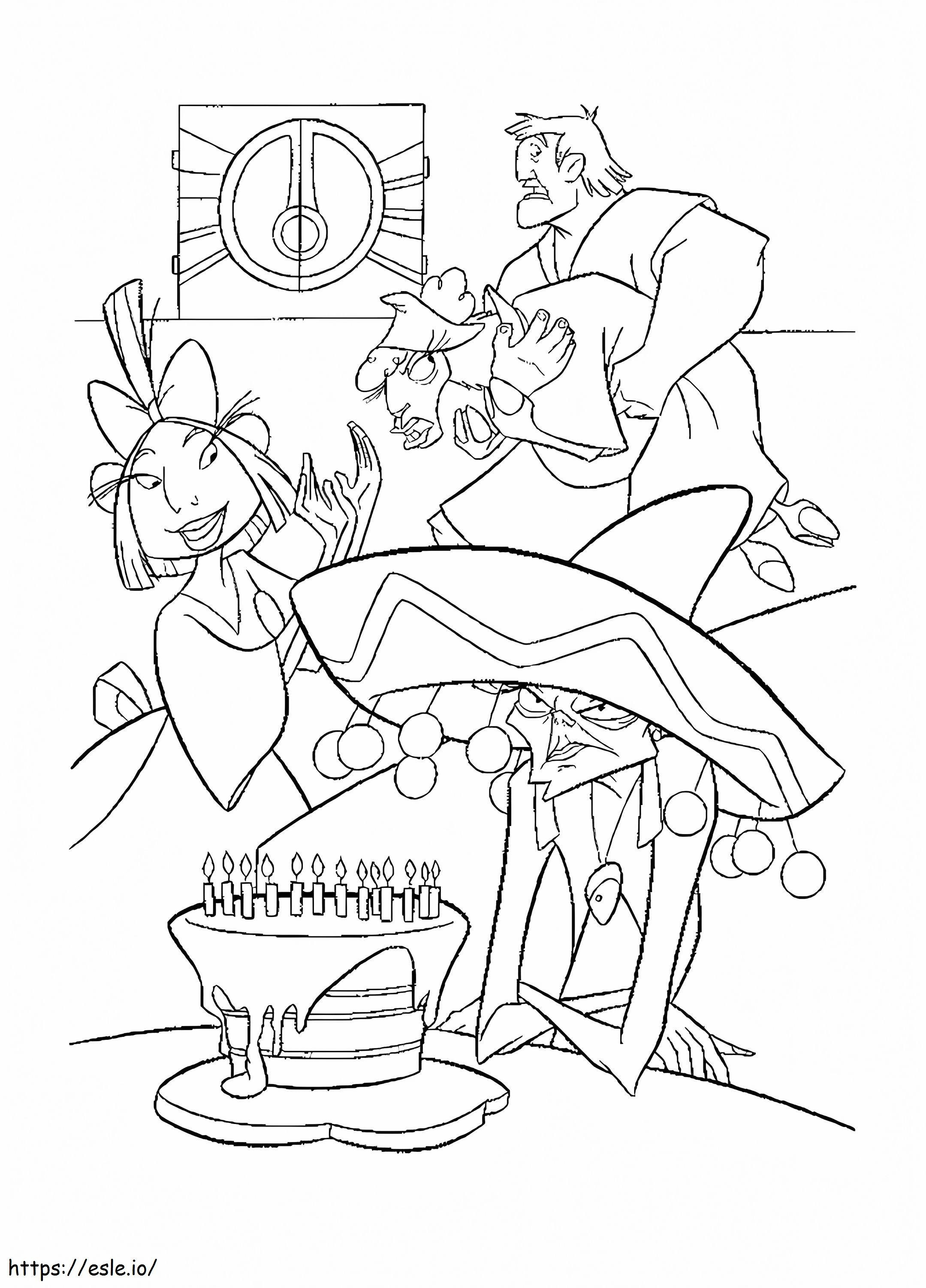 Disney emperors new groove coloring page