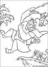 The emperors new groove coloring pages on coloring