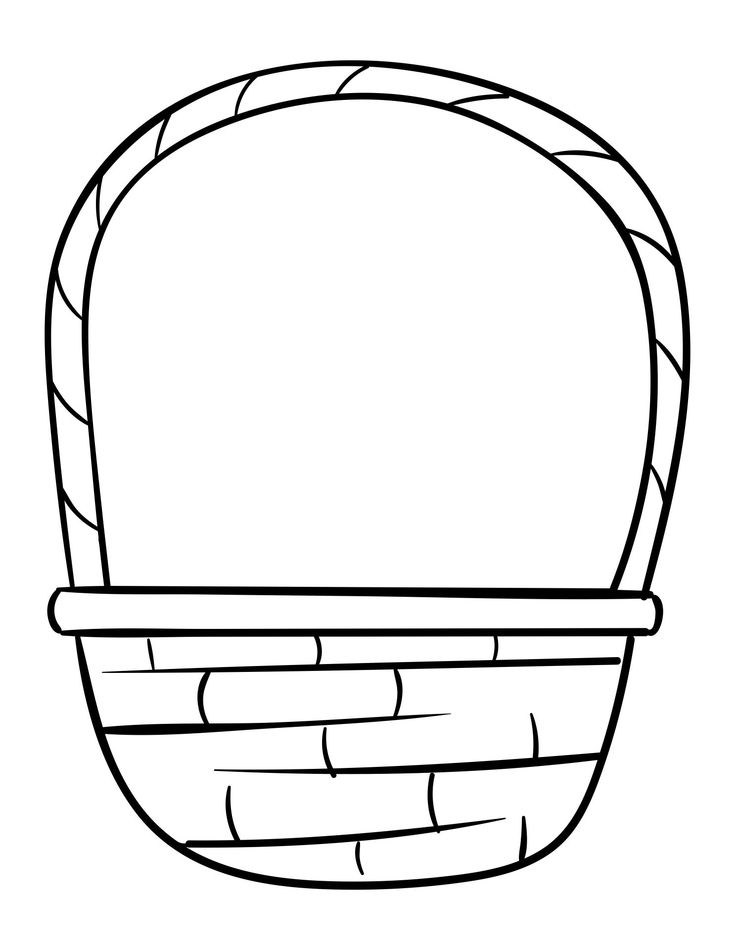 Best printable easter egg basket coloring pages emty pdf for free at printablee empty easter baskets easter basket printable easter activities for toddlers