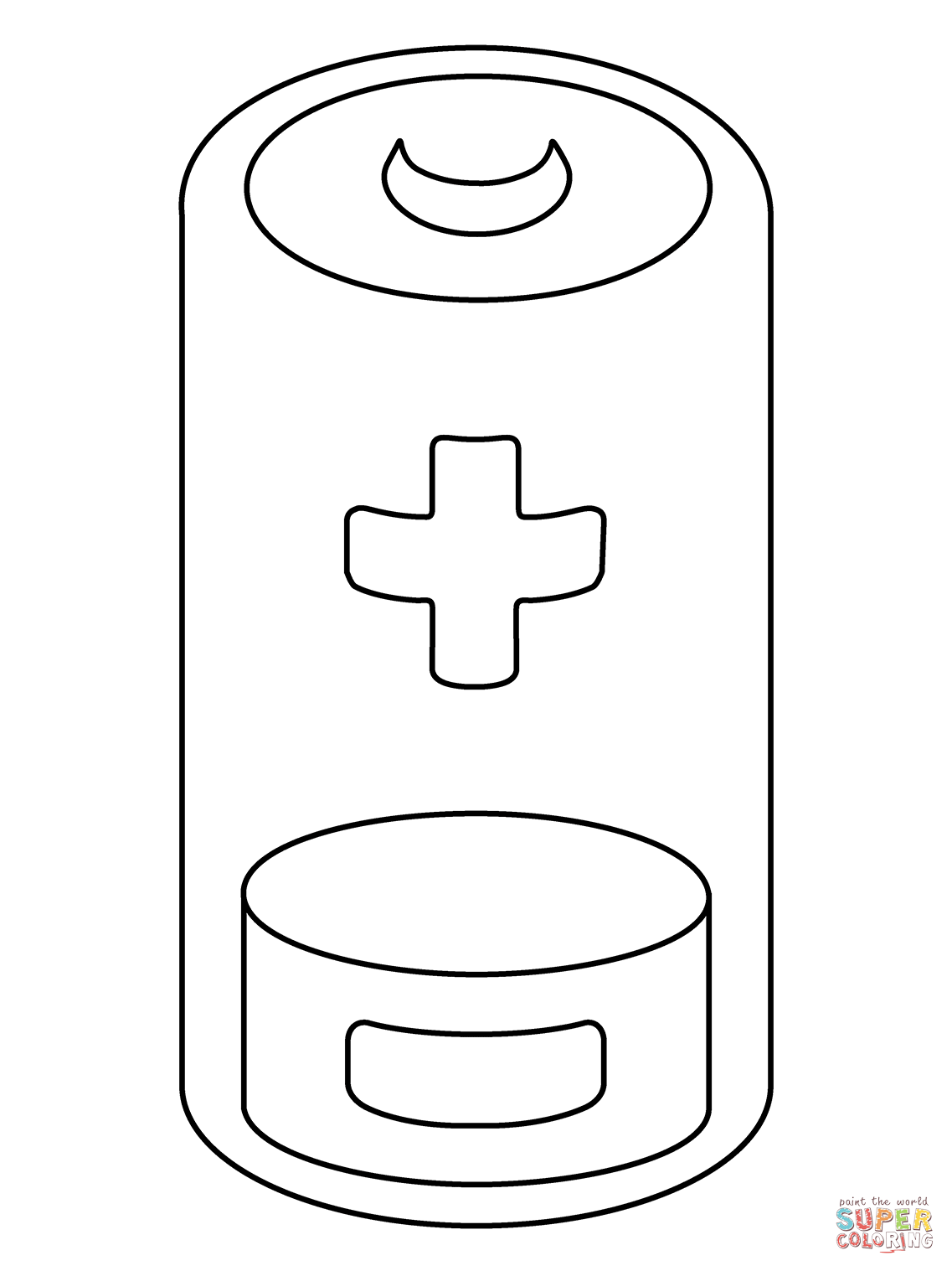 Low battery emoji coloring page free printable coloring pages