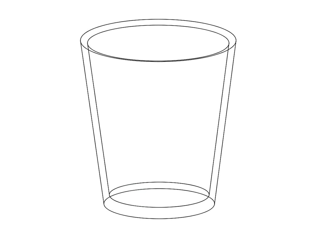 Glass cup svg shot glass svg glass cup clipart glass cup files for cricut glass cup cut files for silhouette png dxf