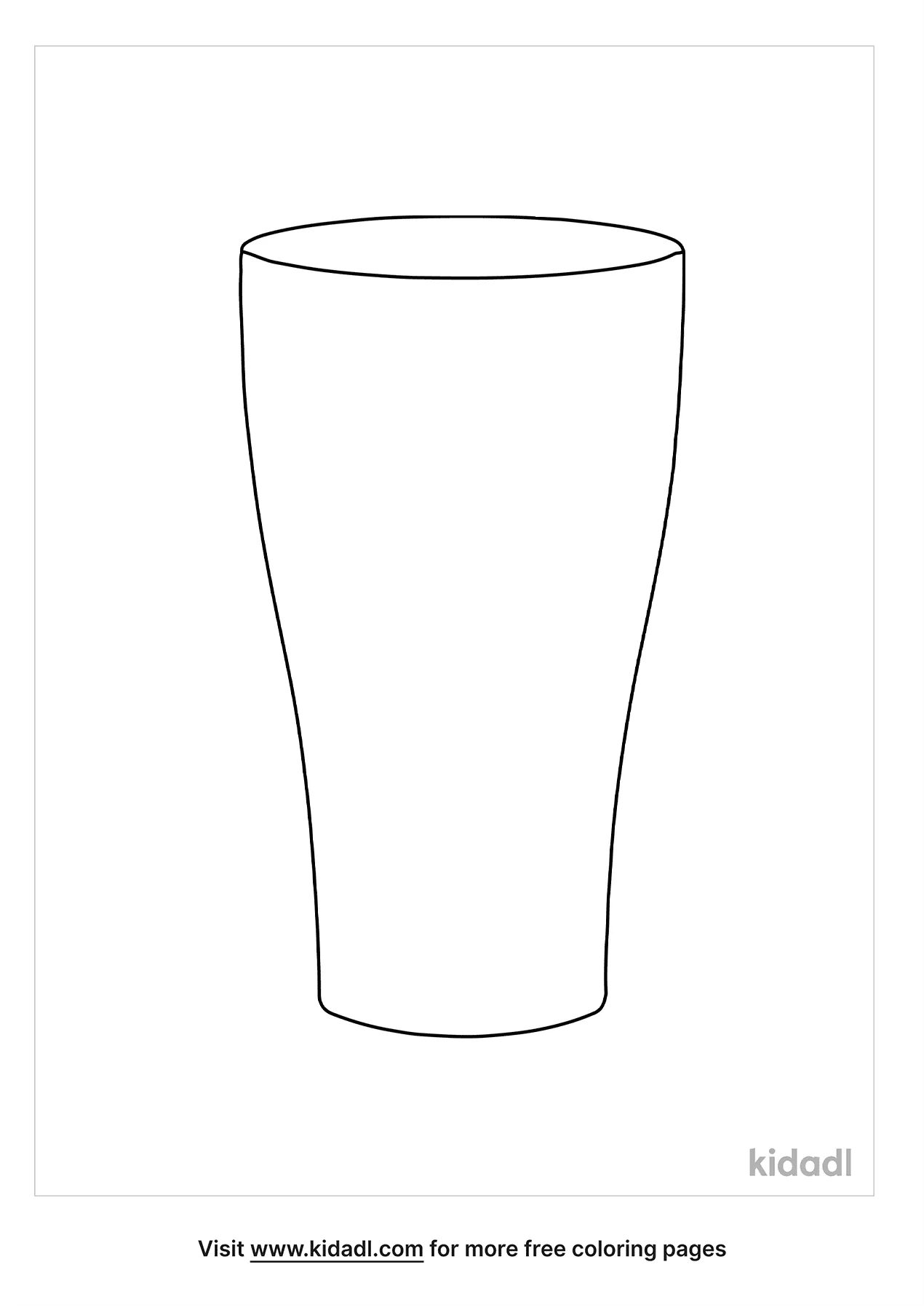 Free pint glass coloring page coloring page printables