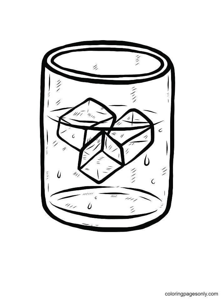 Ice cube coloring pages printable for free download