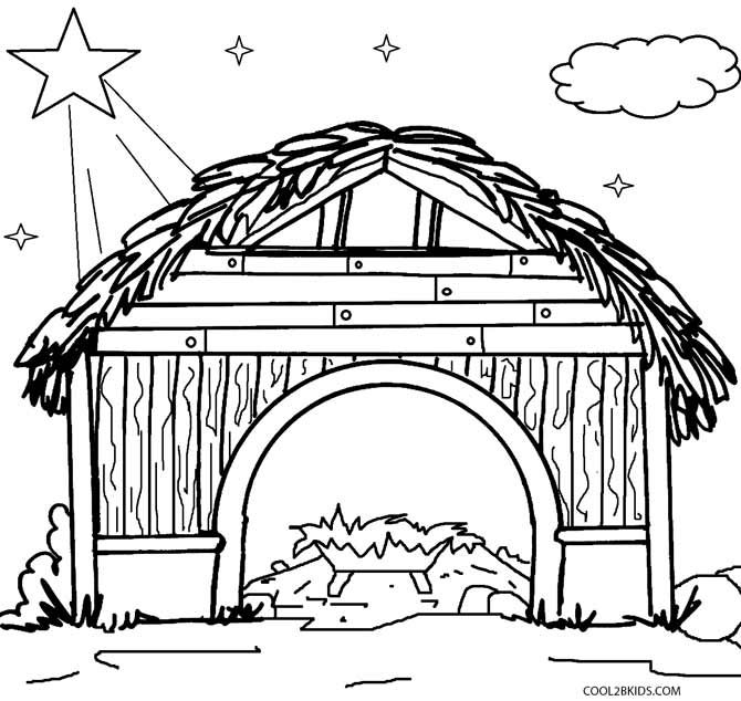 Printable nativity scene coloring pages for kids coolbkids nativity coloring nativity coloring pages christmas coloring pages