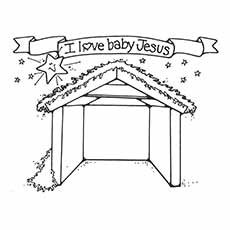 Free printable nativity coloring pages online for kids