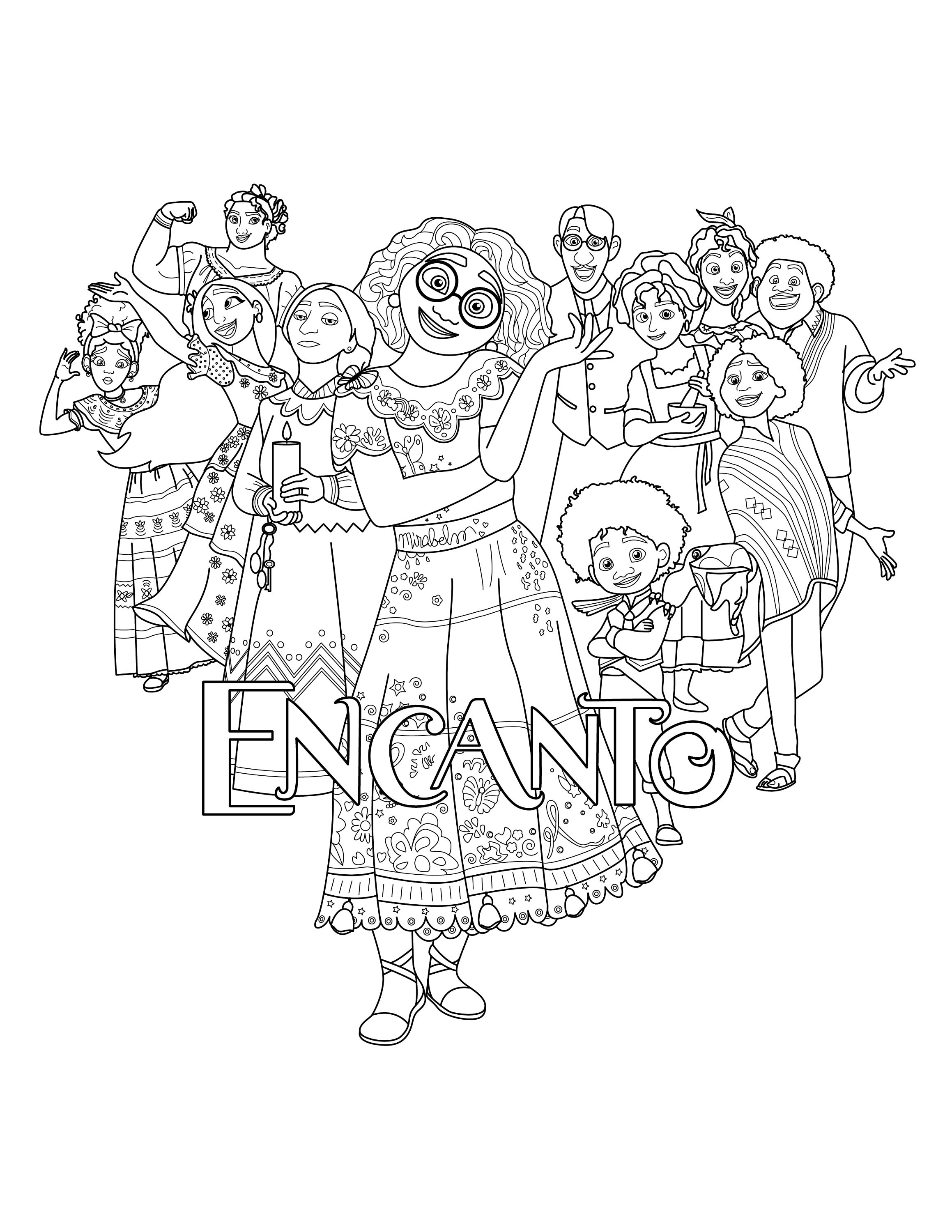 Encanto coloring