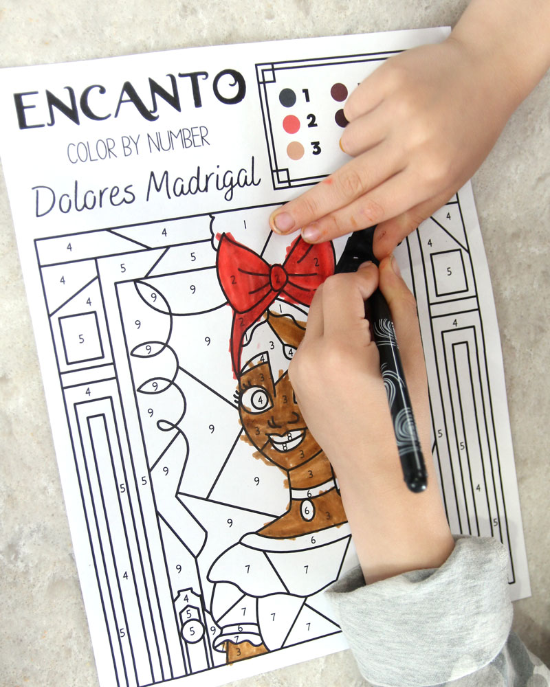 Free encanto coloring sheets