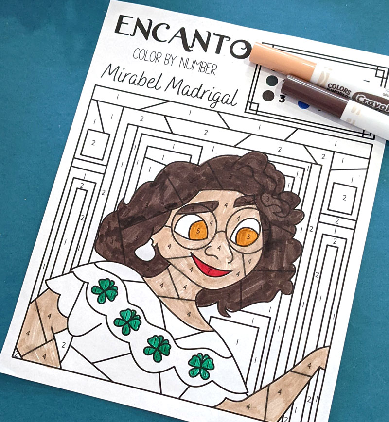 Free encanto coloring sheets