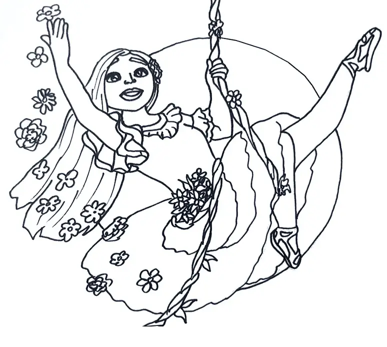 Printable isabela encanto coloring pages