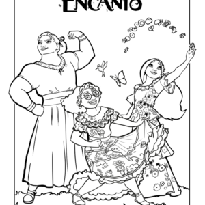 Encanto coloring pages printable for free download