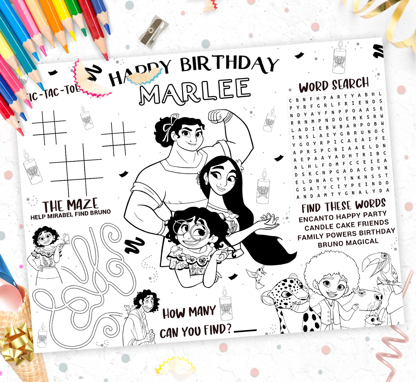 Encanto activity sheet â