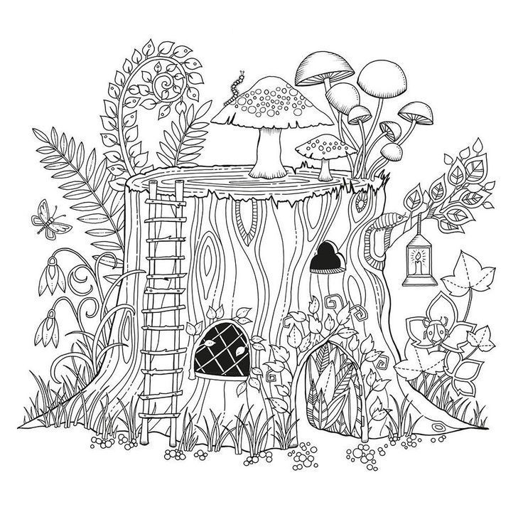 Inspirational coloring pages from secret garden enchanted forest and other coloring books for grown