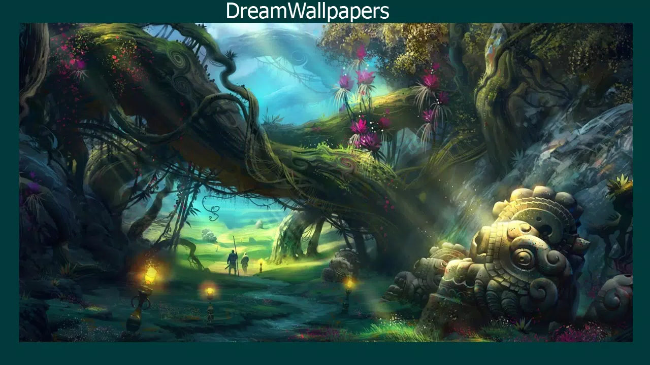 Enchanted Forest Wallpaper Wall Mural by Magic Murals