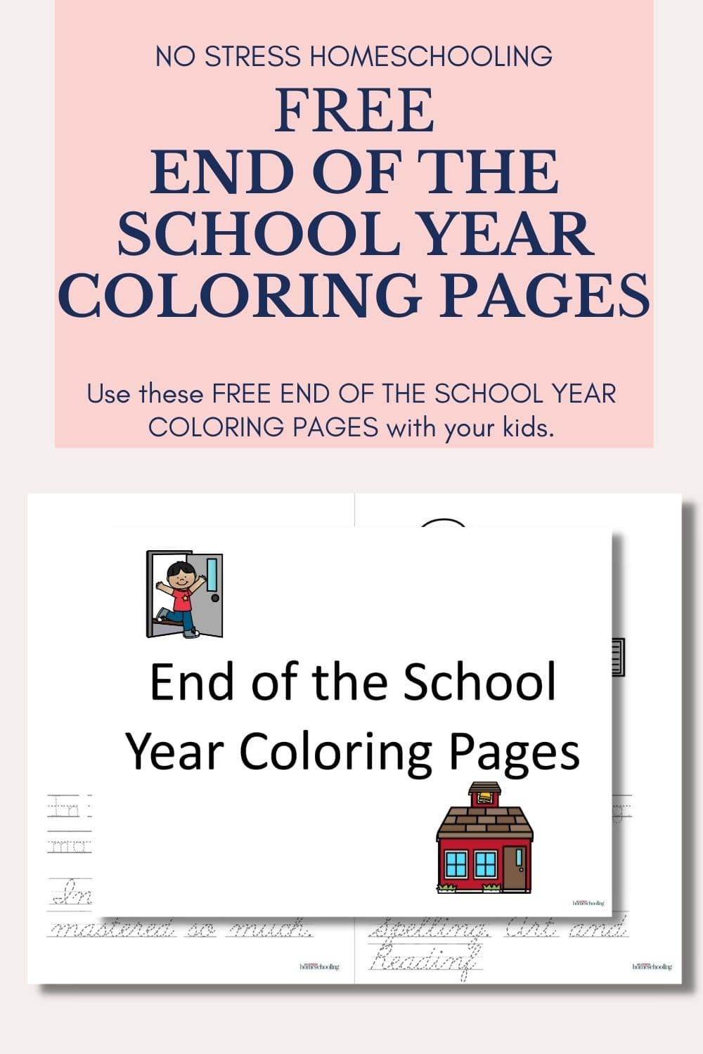 Free end of the year coloring pages