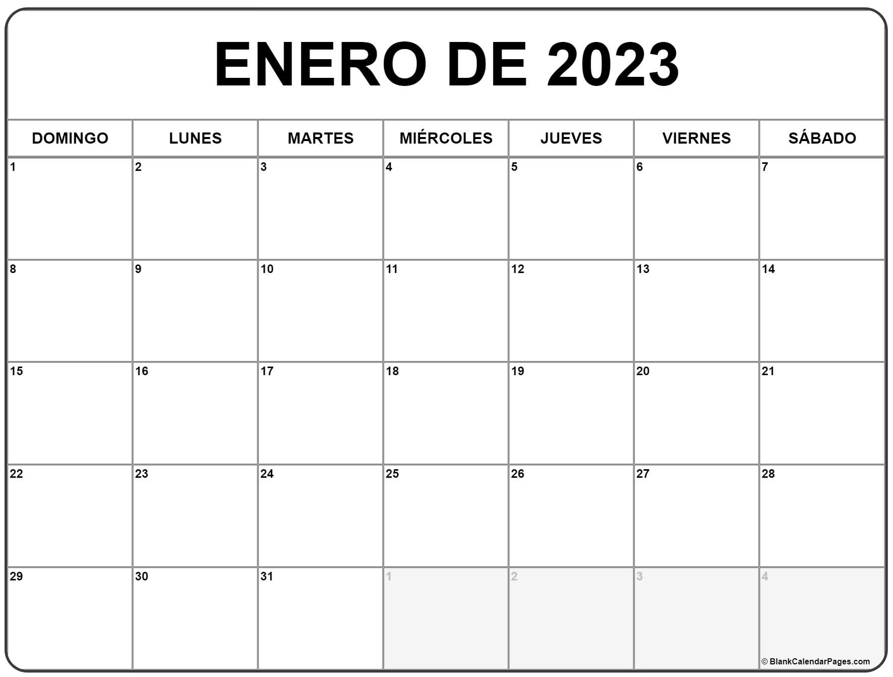 Enero de calendario gratis calendario enero