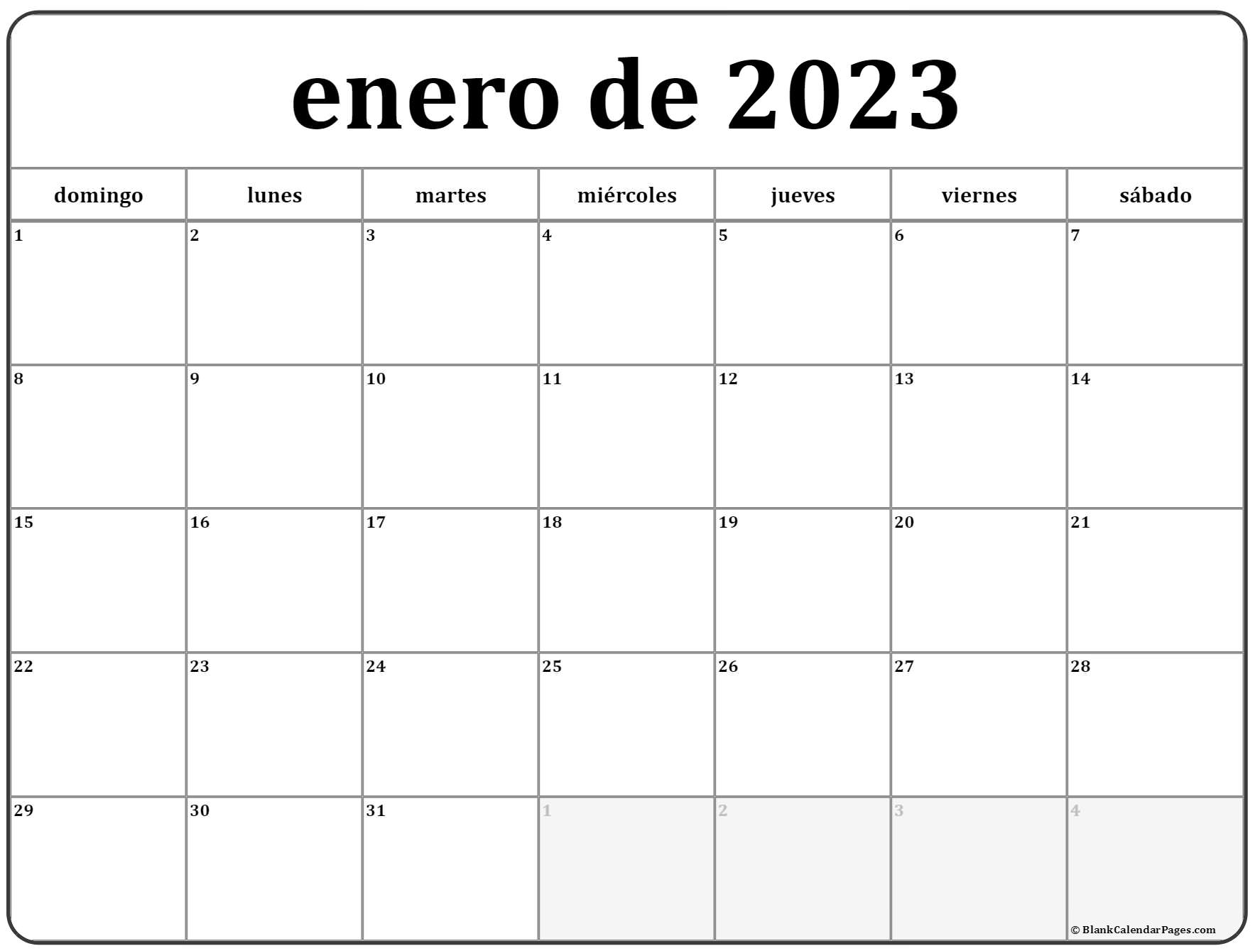 Enero de calendario gratis calendario enero