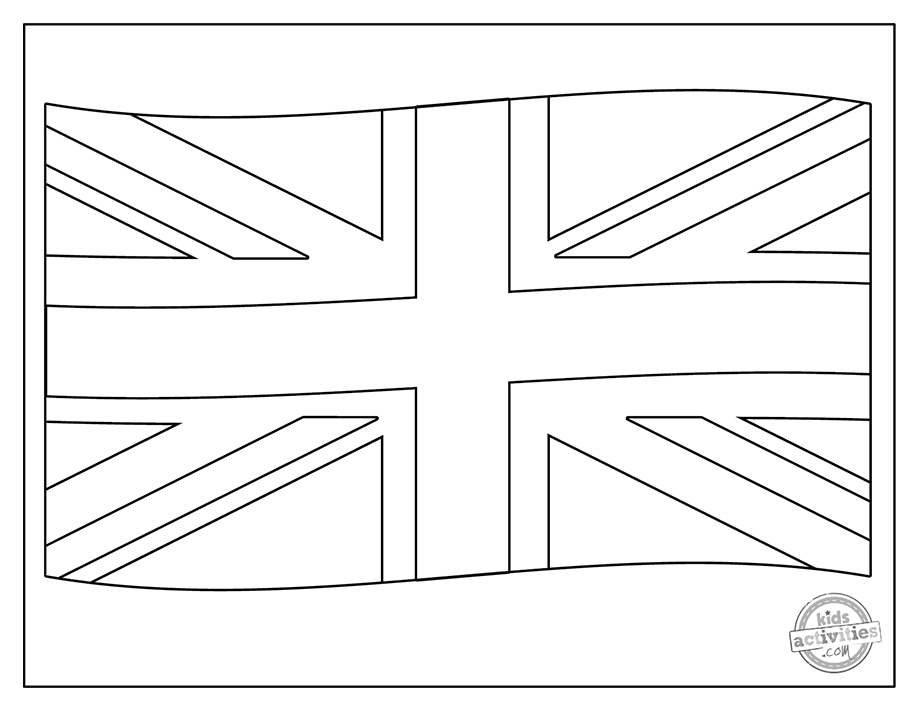 England flag coloring pages kids activities blog