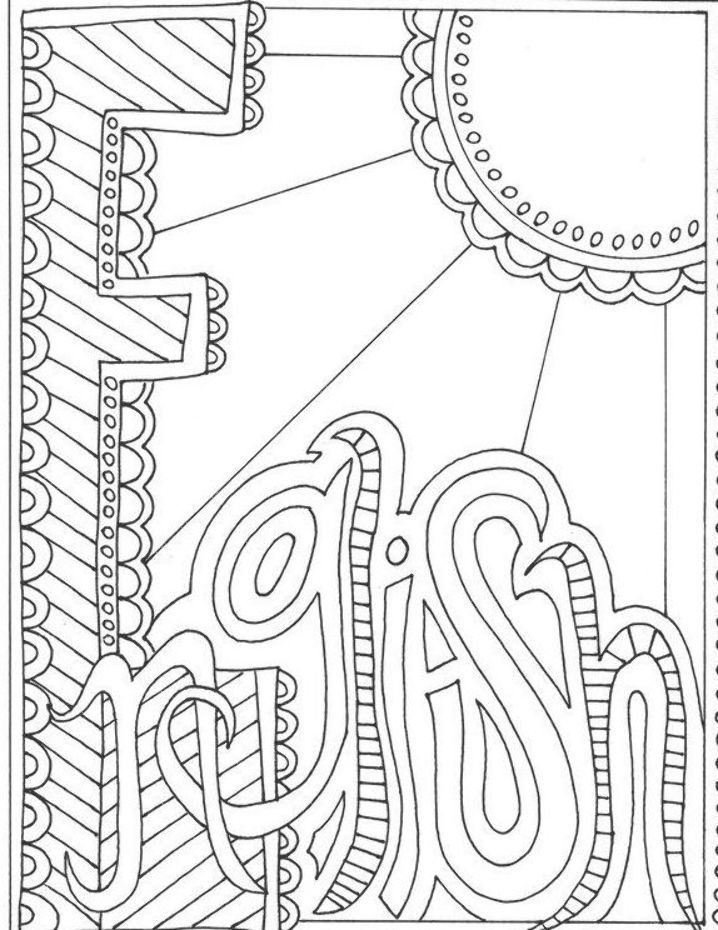 Enjoy some school subject coloring pages these are great to use as binder covers or packet cover pages at sâ history book cover coloring pages school subjects