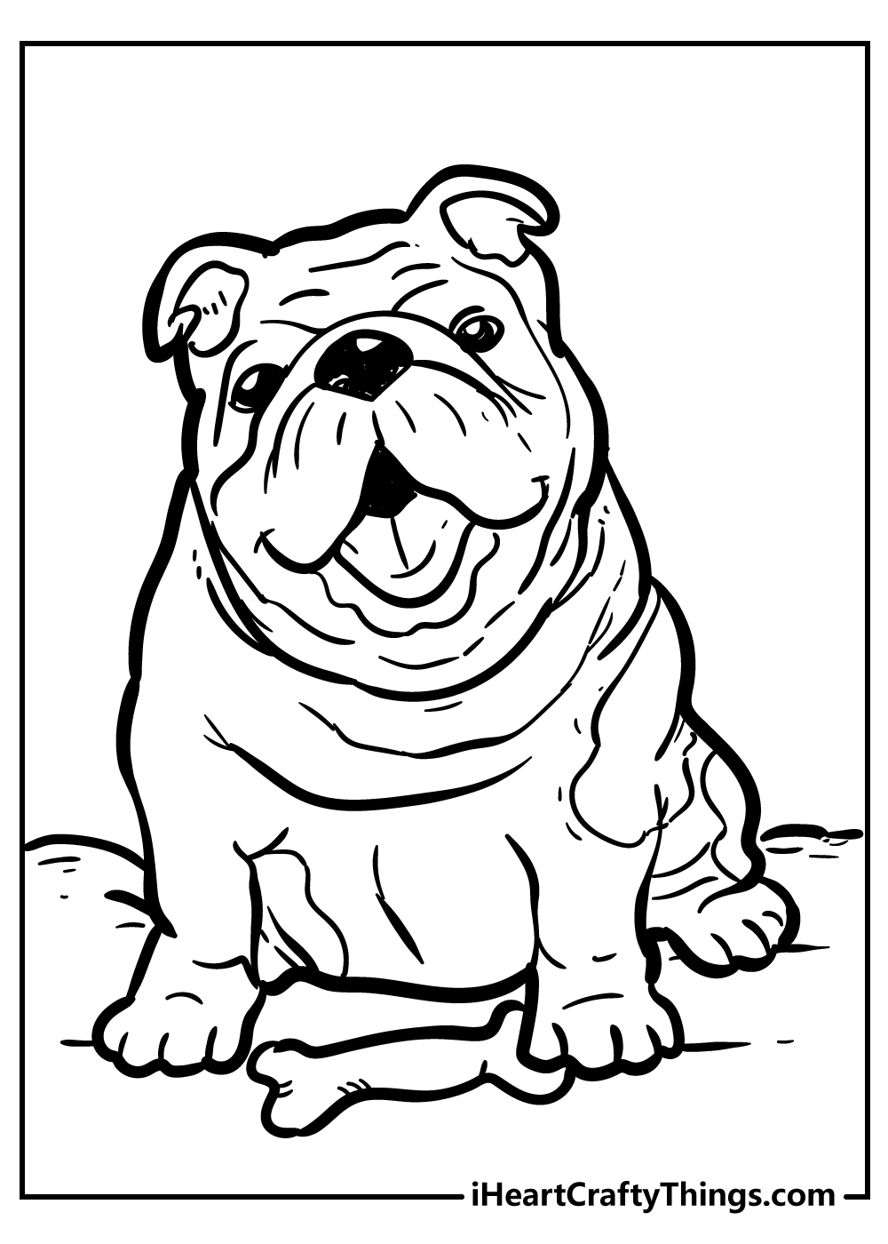 Dog coloring pages free printables