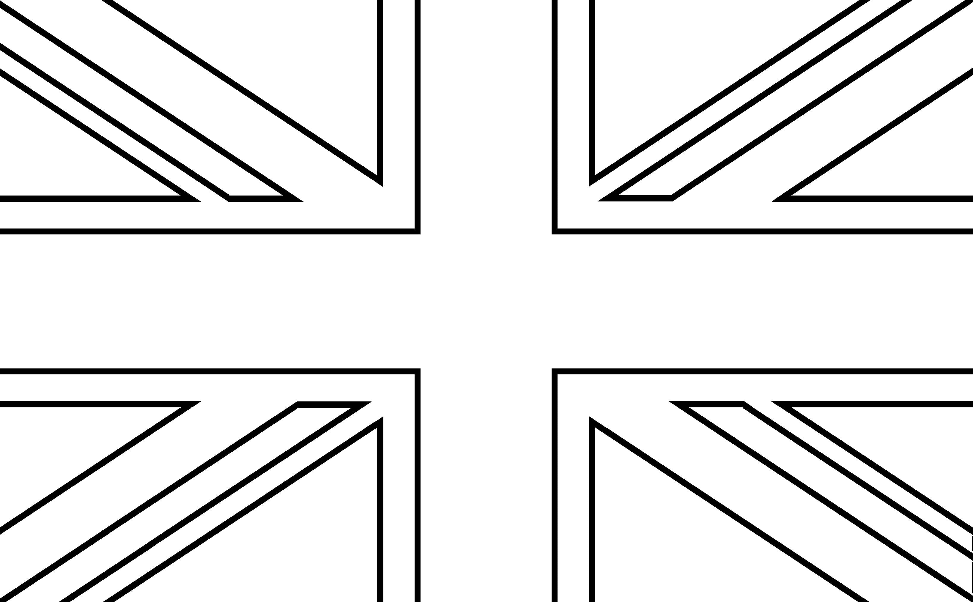 Great britain flag coloring pages print for free online