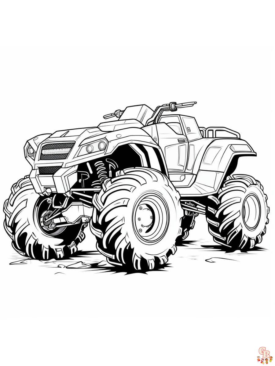 Printable wheeler coloring pages free for kids and adults