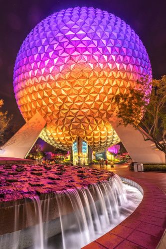 Spaceship Earth Epcot EPCOT Center 3 Styles Walt Disney World - Etsy