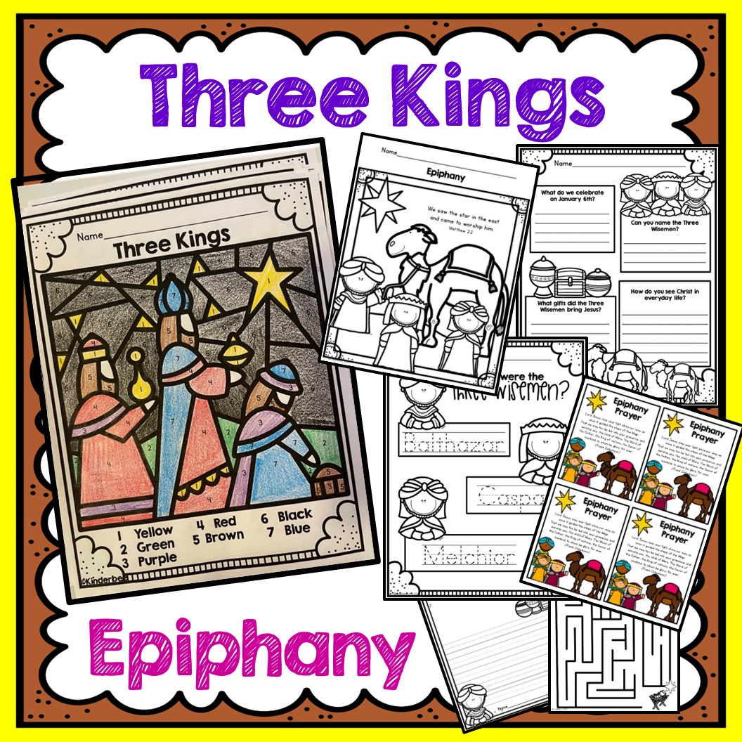 Three kings day worksheets epiphany worksheets epiphany coloring made by teachers