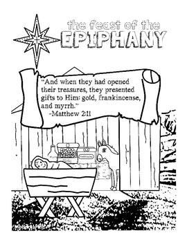 Epiphany anchor charts coloring pages by mrsmodernmaestra tpt