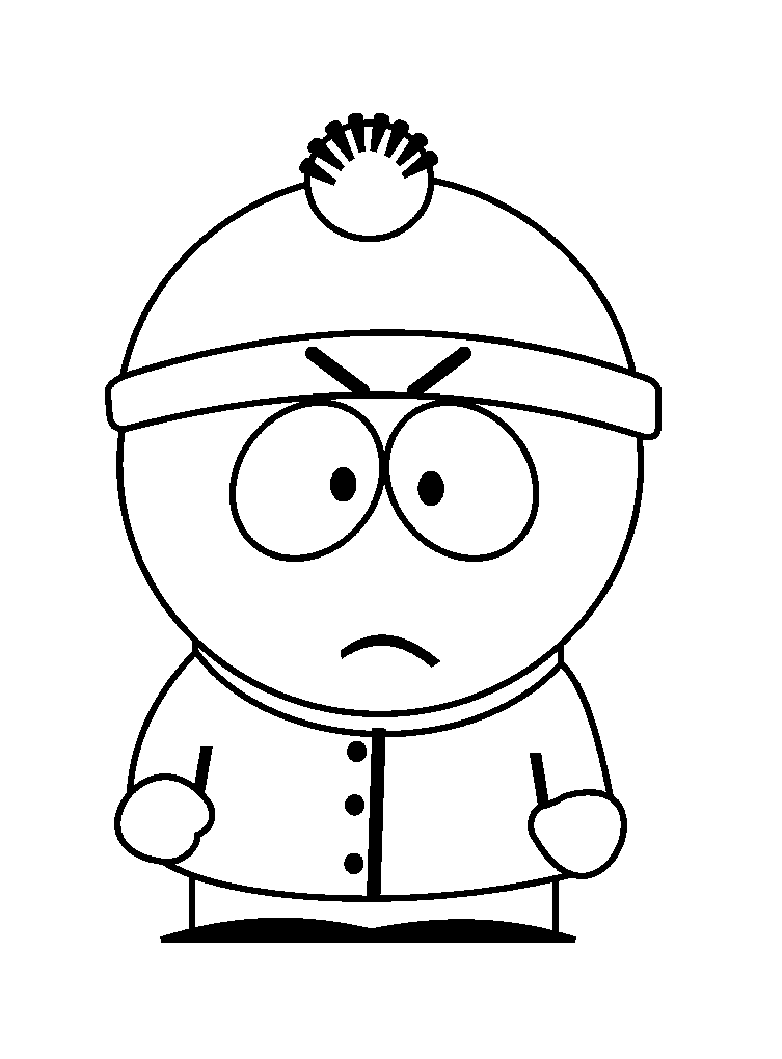 South park image to print and color