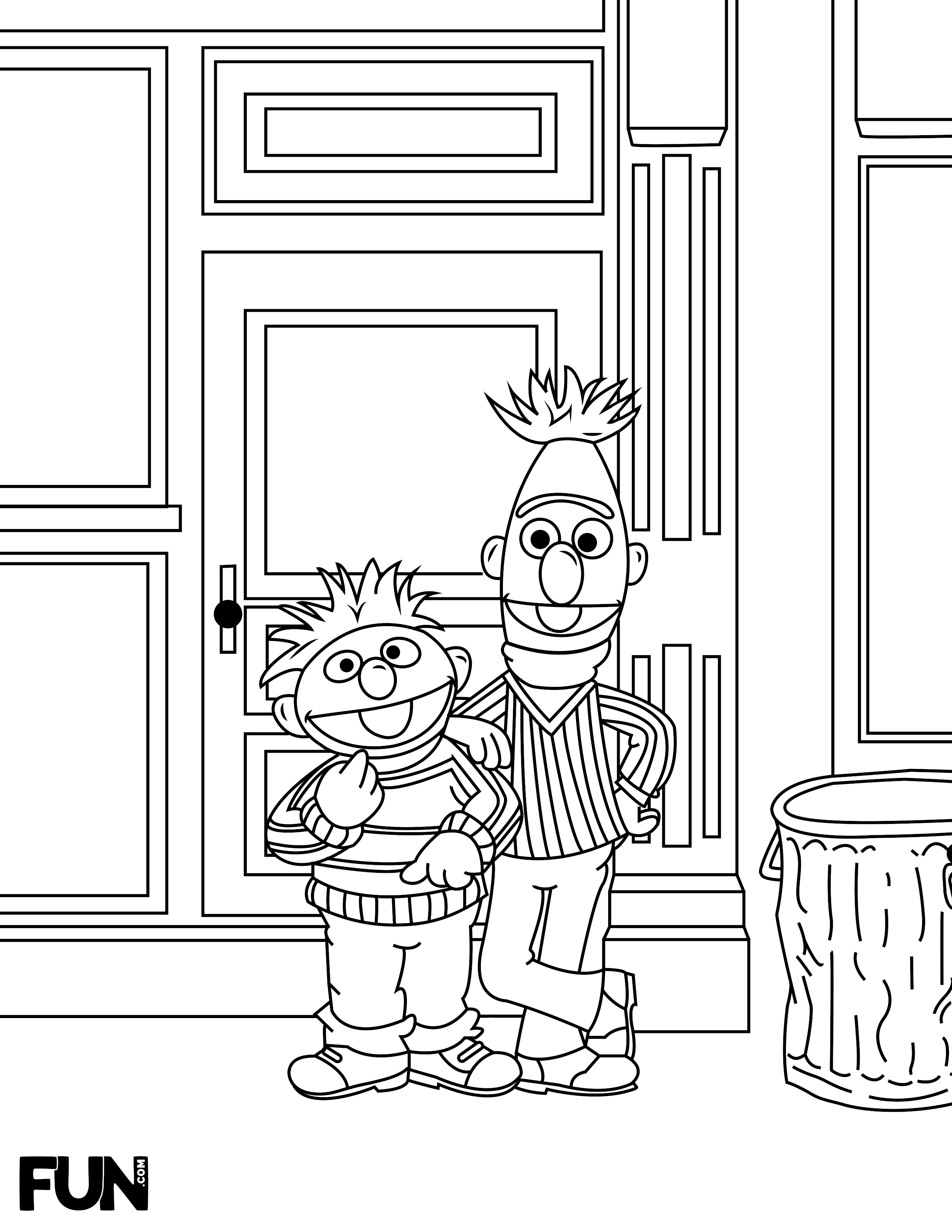 Sesame street coloring pages printables