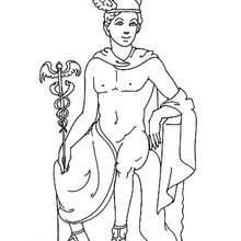 Eros the greek god of love coloring pages