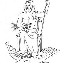 Eros the greek god of love coloring pages