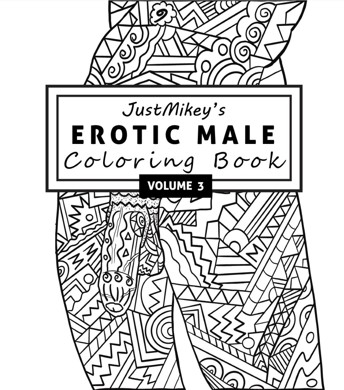 Justmikeys erotic male coloring book vol digital â