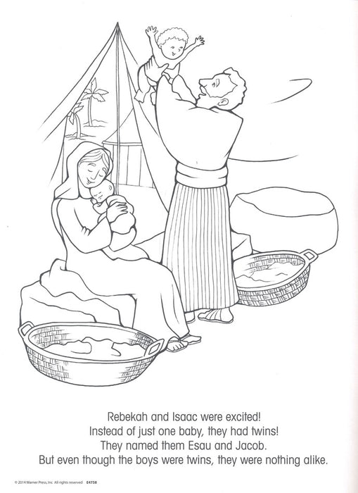 Twin trouble coloring book â one stone biblical resources