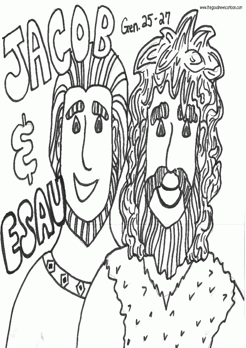 Free free coloring pages jacob and esau download free free coloring pages jacob and esau png images free cliparts on clipart library