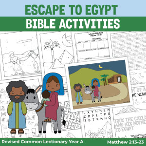 Escape to egypt activity pages