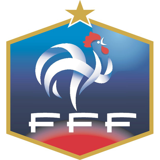 French football federation logo royalty free stock svg vector