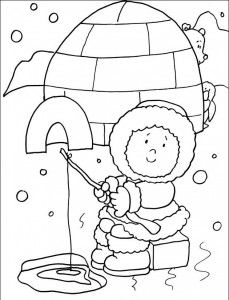 Engage kids with winter season coloring pages