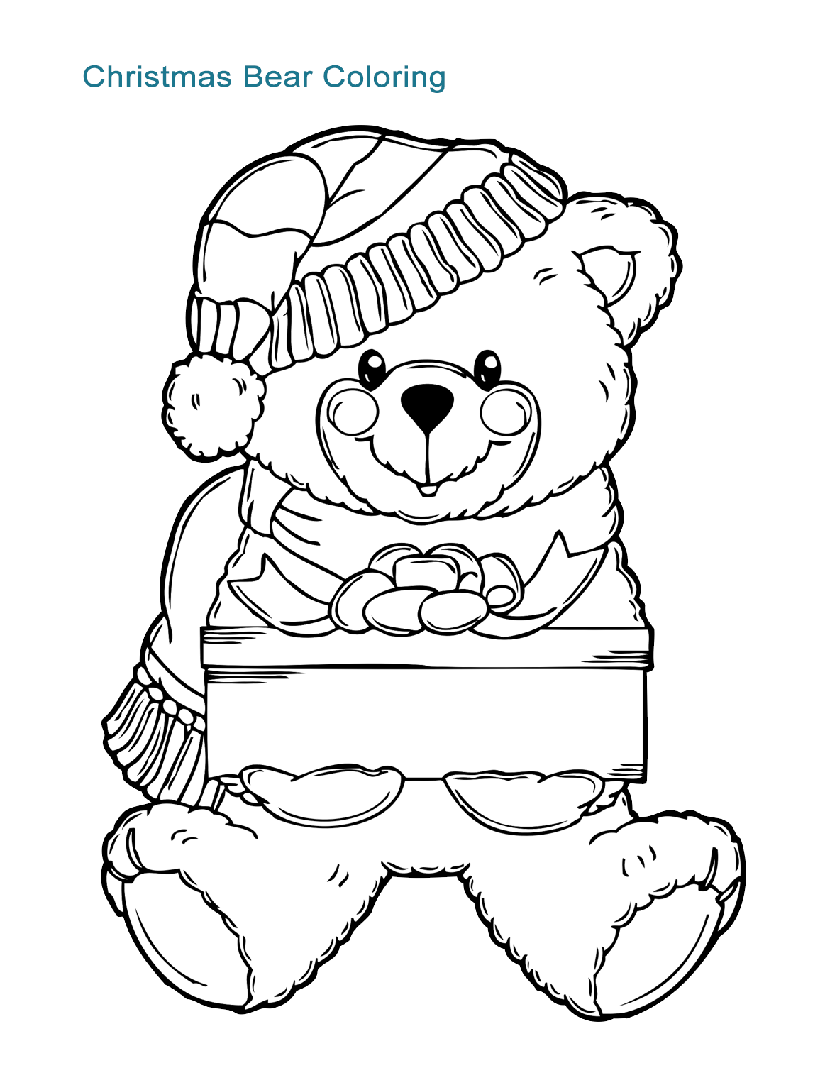 Christmas coloring worksheets for all ages