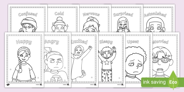 Our emotions coloring sheets teacher