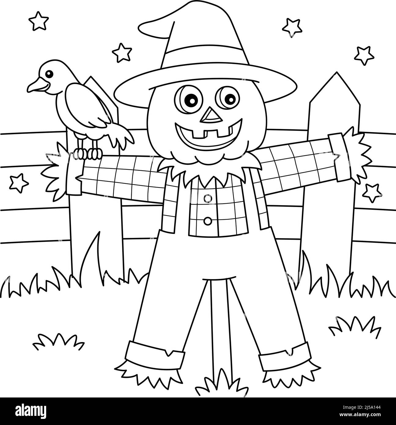 Scarecrow black and white stock photos images