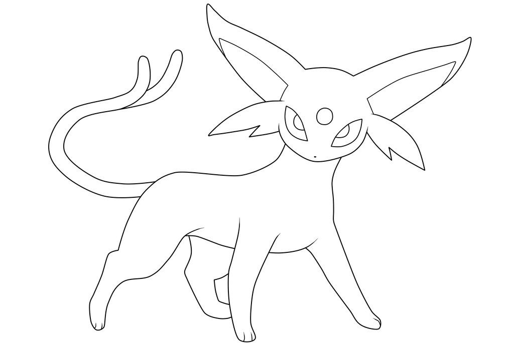 Espeon lineart by moxied on deviantart pokemon coloring pokemon coloring pages pokemon eevee evolutions