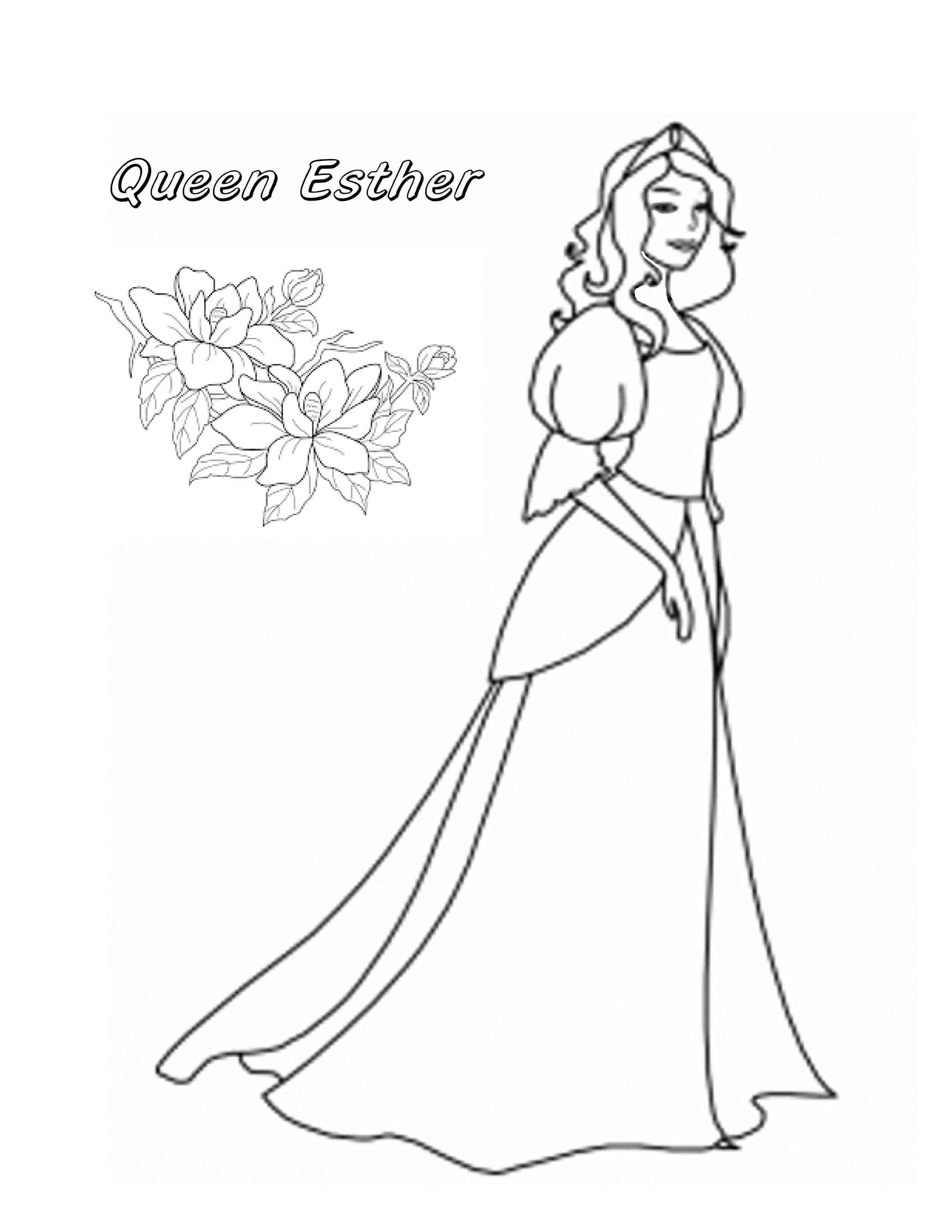 Queen esther coloring page princess coloring pages coloring pages coloring books