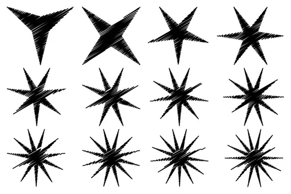 Seven pointed star vector images