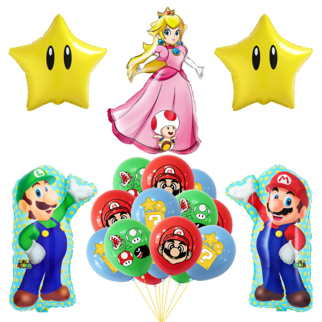 Super mario bros party balloons for sale