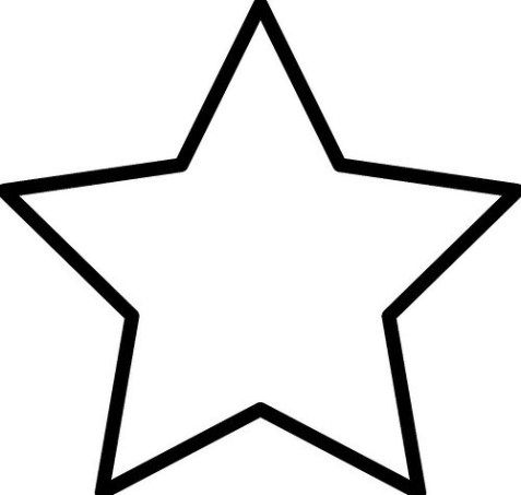 Imãgenes de estrellas para lorear e imprimir star template printable star loring pages star template