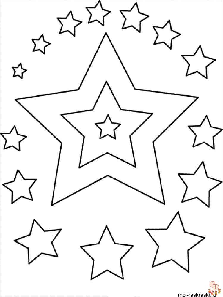 Best star coloring pages for kids