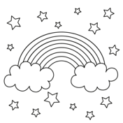 Star coloring pages free printable pictures